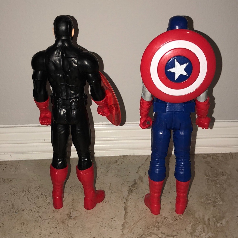 Two Captain Americans - Picture 2 of 2